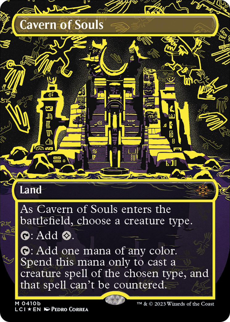 Cavern of Souls (0410b) (Borderless) [The Lost Caverns of Ixalan] | Chromatic Games