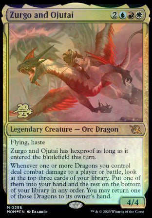 Zurgo and Ojutai [March of the Machine Prerelease Promos] | Chromatic Games