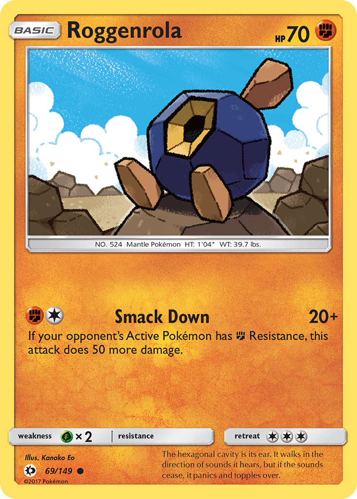 Roggenrola (69/149) [Sun & Moon: Base Set] | Chromatic Games