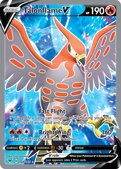 Talonflame V (168/185) [Sword & Shield: Vivid Voltage] | Chromatic Games
