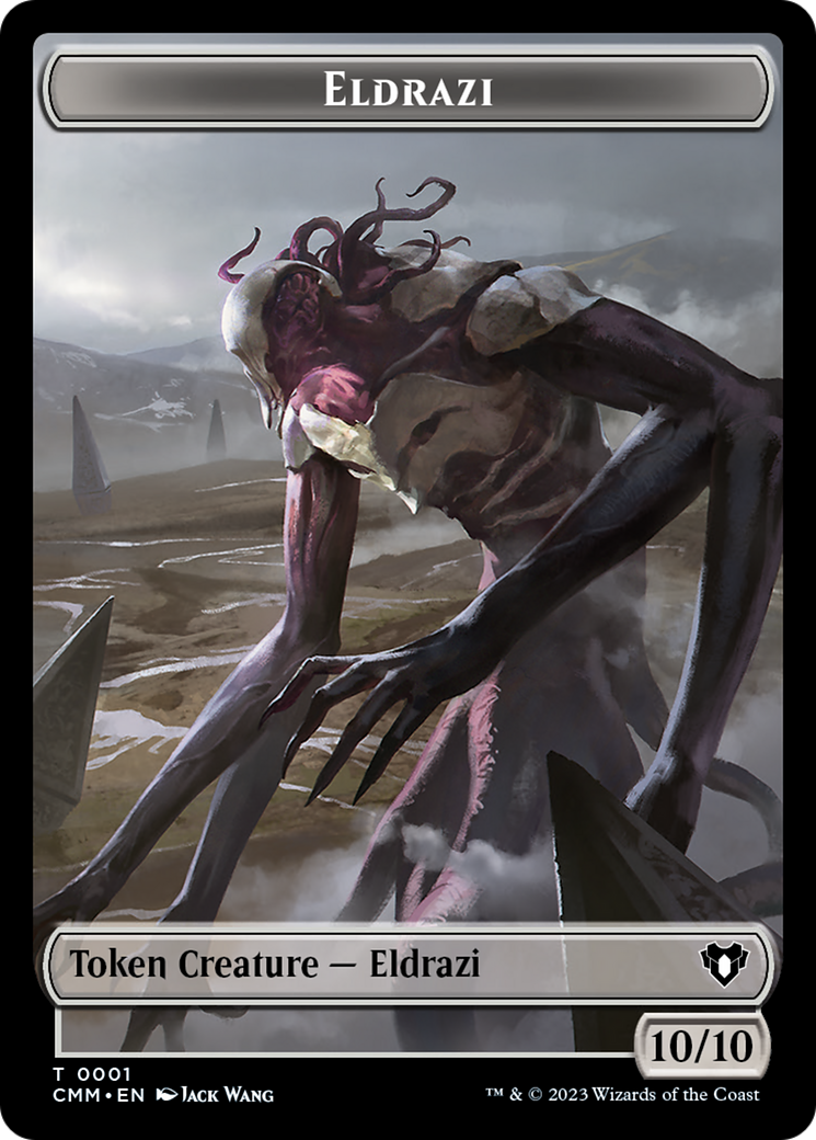 Eldrazi // Knight Double-Sided Token [Commander Masters Tokens] | Chromatic Games