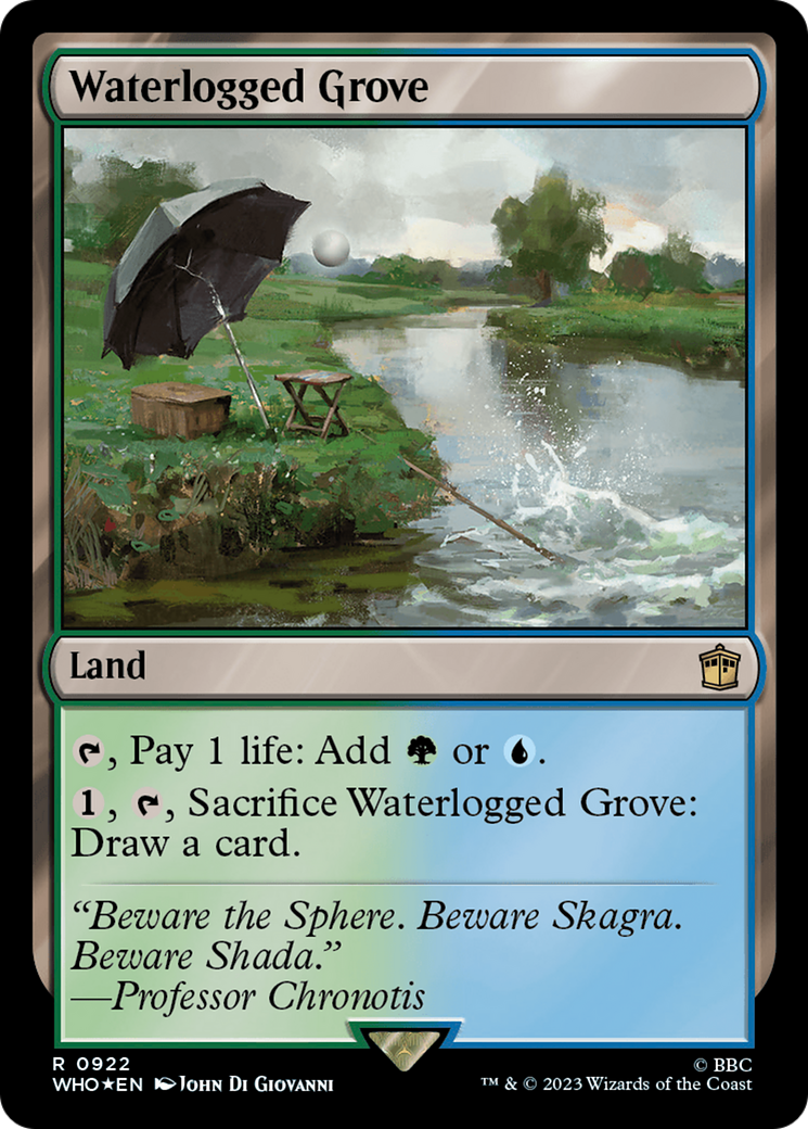 Waterlogged Grove (Surge Foil) [Doctor Who] | Chromatic Games