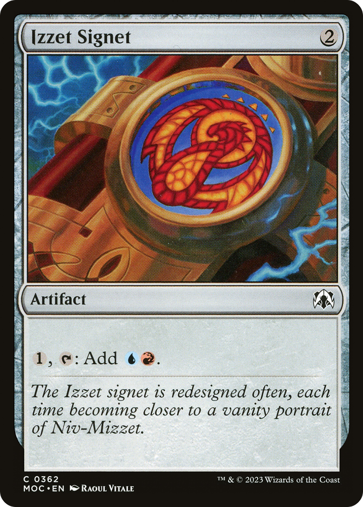 Izzet Signet [March of the Machine Commander] | Chromatic Games