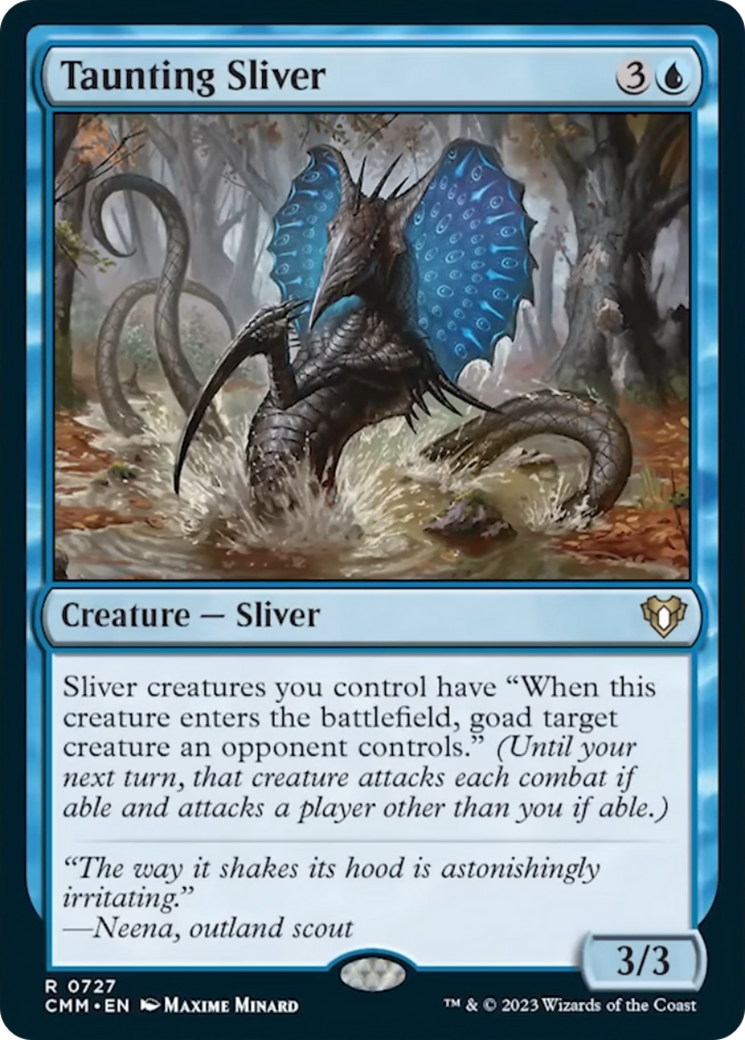 Taunting Sliver [Commander Masters] | Chromatic Games