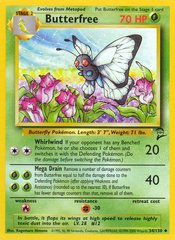 Butterfree (34/130) [Base Set 2] | Chromatic Games