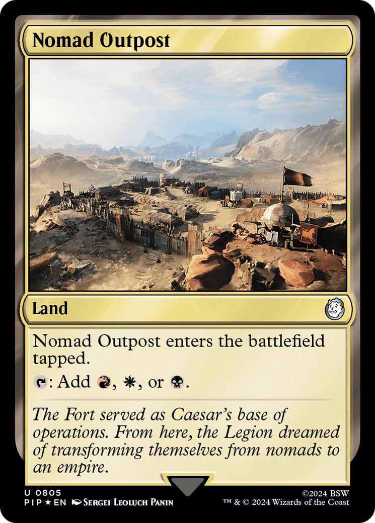 Nomad Outpost (Surge Foil) [Fallout] | Chromatic Games