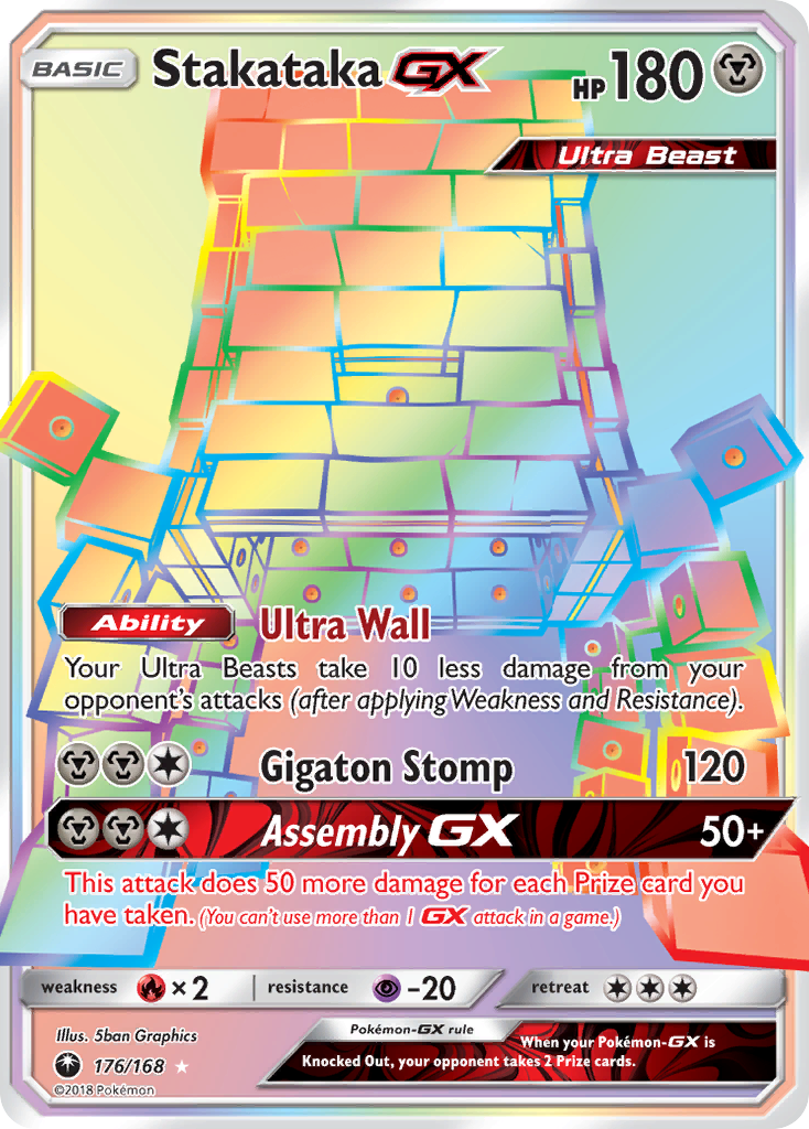 Stakataka GX (176/168) [Sun & Moon: Celestial Storm] | Chromatic Games