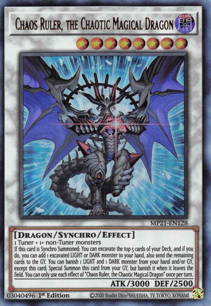 Chaos Ruler, the Chaotic Magical Dragon [MP21-EN128] Ultra Rare | Chromatic Games