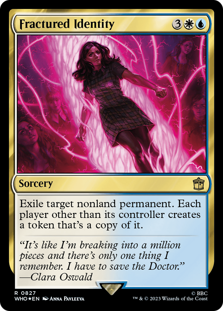 Fractured Identity (Surge Foil) [Doctor Who] | Chromatic Games