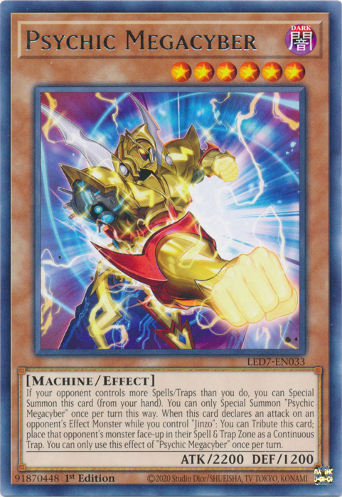 Psychic Megacyber [LED7-EN033] Rare | Chromatic Games