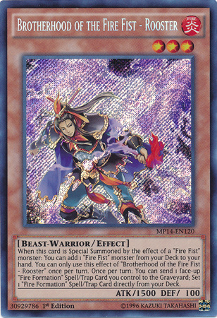 Brotherhood of the Fire Fist - Rooster [MP14-EN120] Secret Rare | Chromatic Games