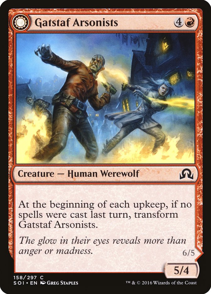 Gatstaf Arsonists // Gatstaf Ravagers 158/297 (Shadows over Innistrad)  | Chromatic Games