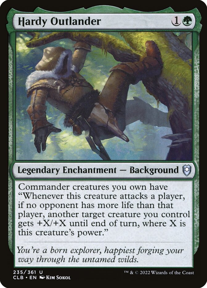 Hardy Outlander 235 (Commander Legends: Battle for Baldur's Gate)  | Chromatic Games