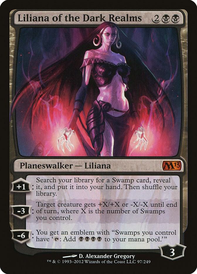 Liliana of the Dark Realms 97/249 (Magic 2013 (M13))  | Chromatic Games