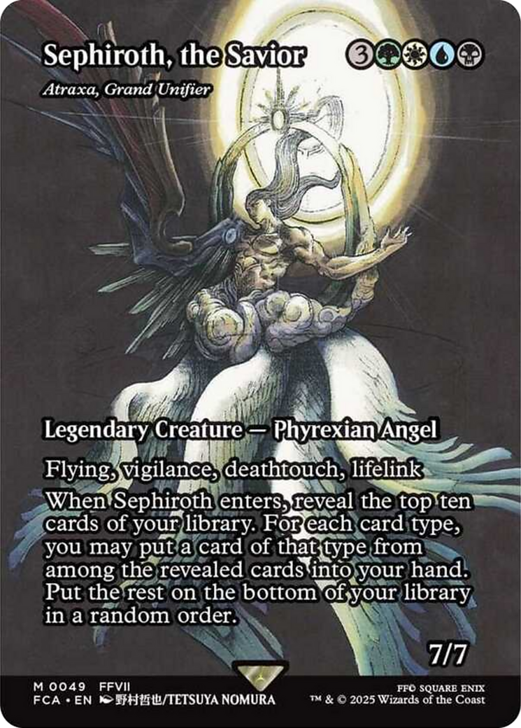 Sephiroth, the Savior - Atraxa, Grand Unifier (Showcase) [FINAL FANTASY : Through the Ages] | Chromatic Games