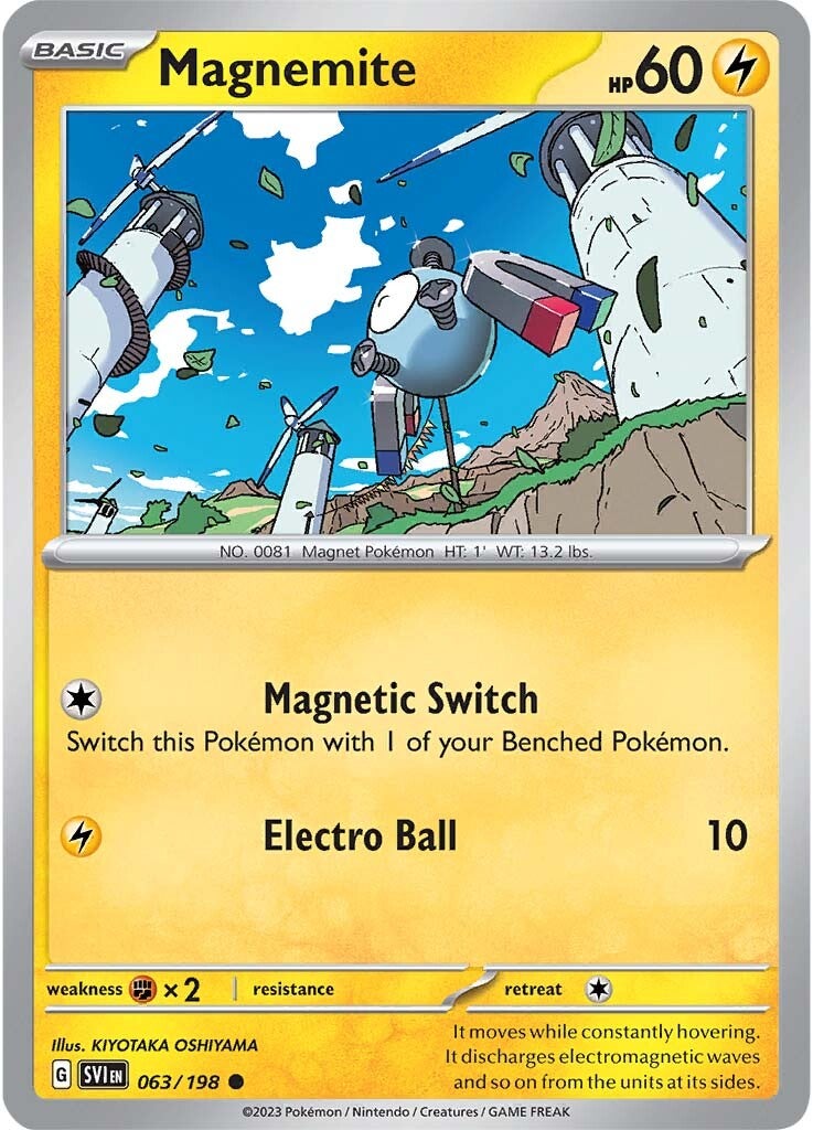 Magnemite (063/198) [Scarlet & Violet: Base Set] | Chromatic Games