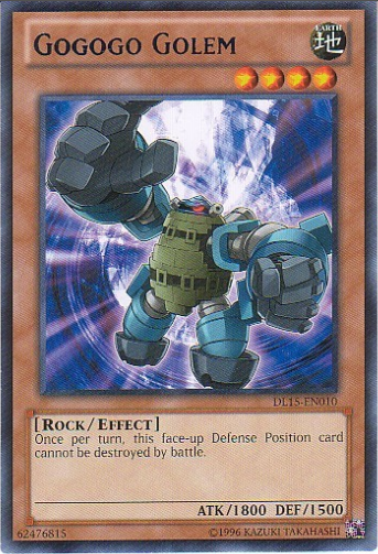 Gogogo Golem (Blue) [DL15-EN010] Rare | Chromatic Games