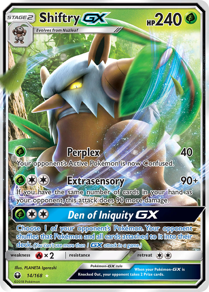 Shiftry GX (14/168) [Sun & Moon: Celestial Storm] | Chromatic Games