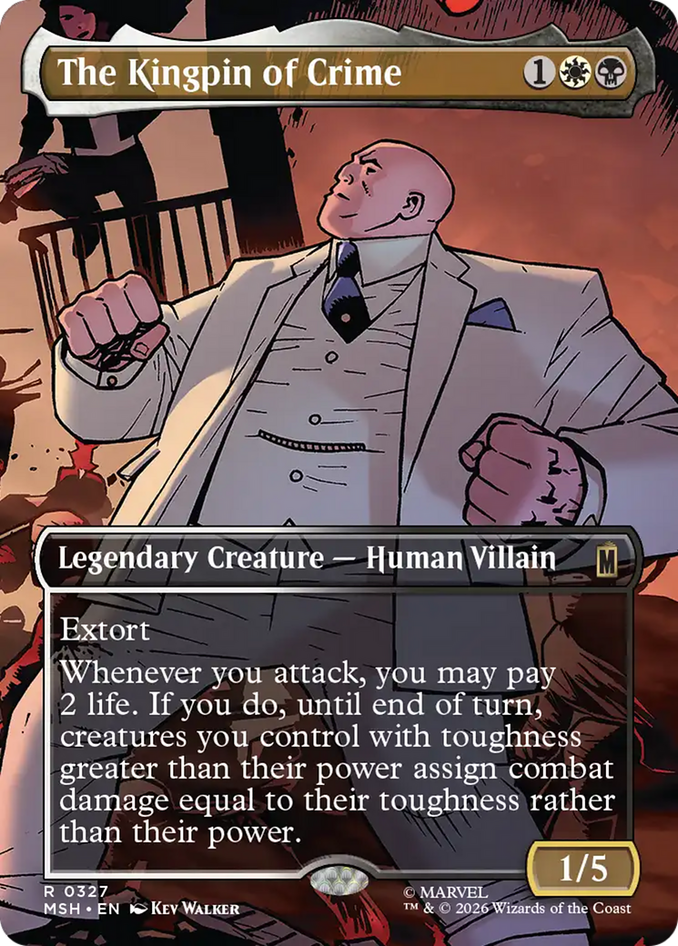 The Kingpin of Crime (Borderless) (0327) [Marvel Super Heroes] | Chromatic Games