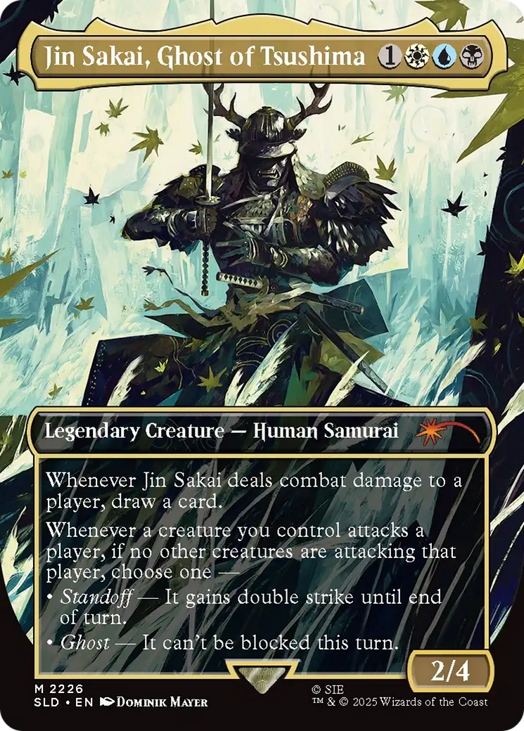 Jin Sakai, Ghost of Tsushima [Secret Lair Drop Series] | Chromatic Games