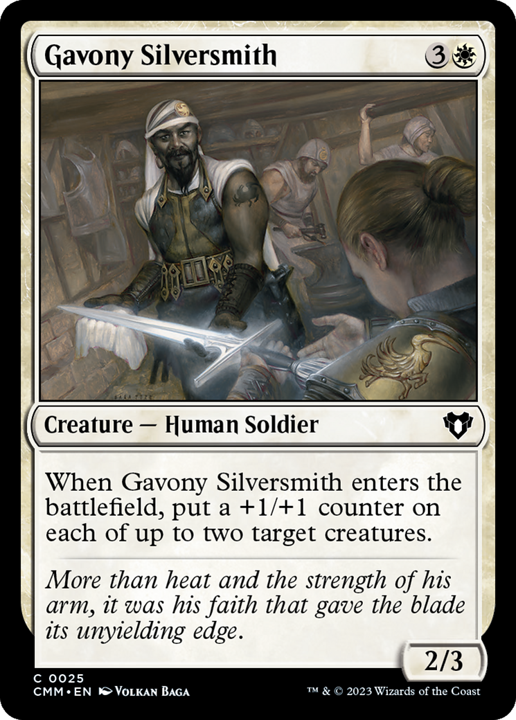 Gavony Silversmith [Commander Masters] | Chromatic Games