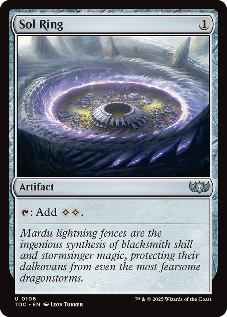 Sol Ring [Tarkir: Dragonstorm Commander] | Chromatic Games