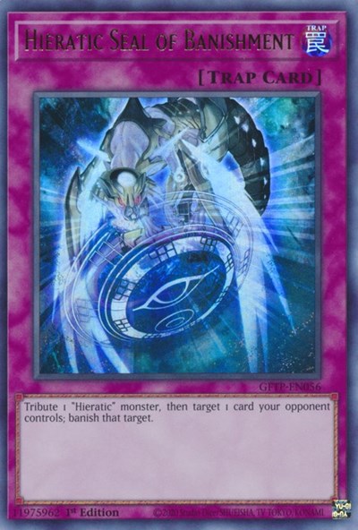Hieratic Seal of Banishment [GFTP-EN056] Ultra Rare | Chromatic Games