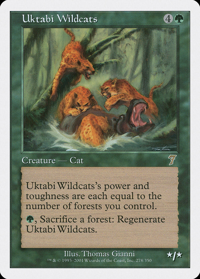Uktabi Wildcats 278/350 (7th Edition)  | Chromatic Games