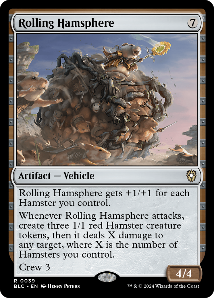 Rolling Hamsphere [Bloomburrow Commander] | Chromatic Games