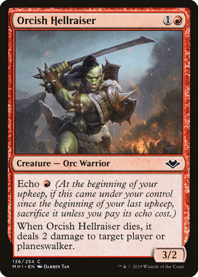 Orcish Hellraiser [Modern Horizons] | Chromatic Games