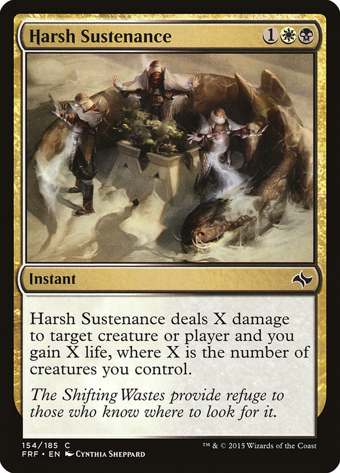Harsh Sustenance 154/185 (Fate Reforged)  | Chromatic Games