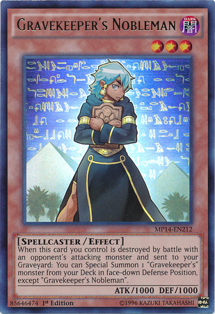 Gravekeeper's Nobleman [MP14-EN212] Ultra Rare | Chromatic Games