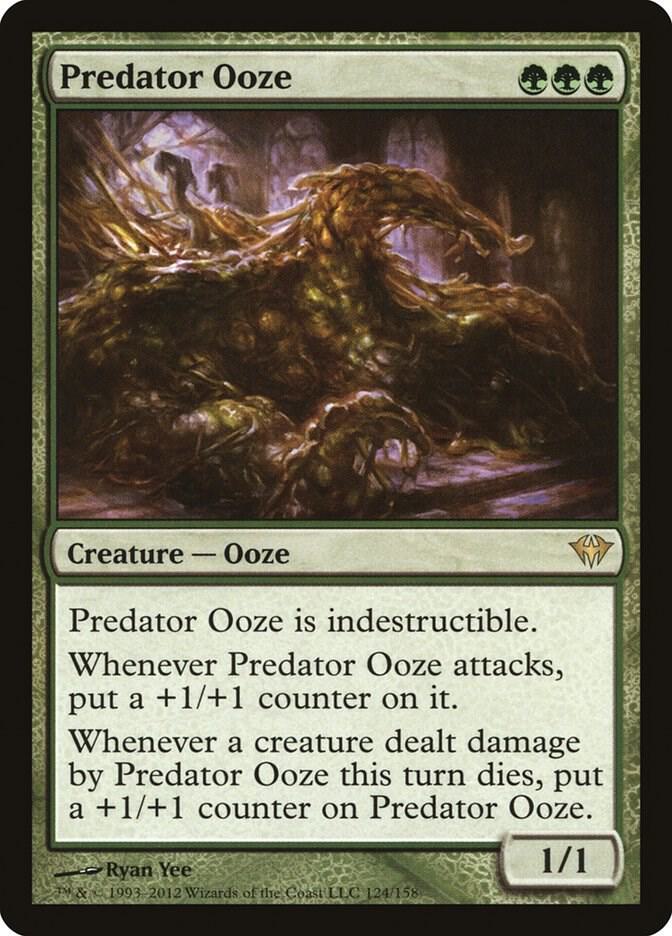 Predator Ooze 124/158 (Dark Ascension)  | Chromatic Games