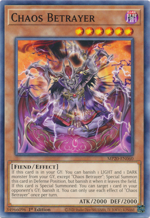 Chaos Betrayer [MP20-EN060] Common | Chromatic Games