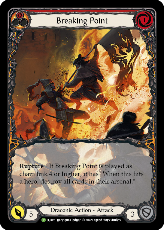 Breaking Point (Extended Art) [FAB091] (Promo)  Rainbow Foil | Chromatic Games