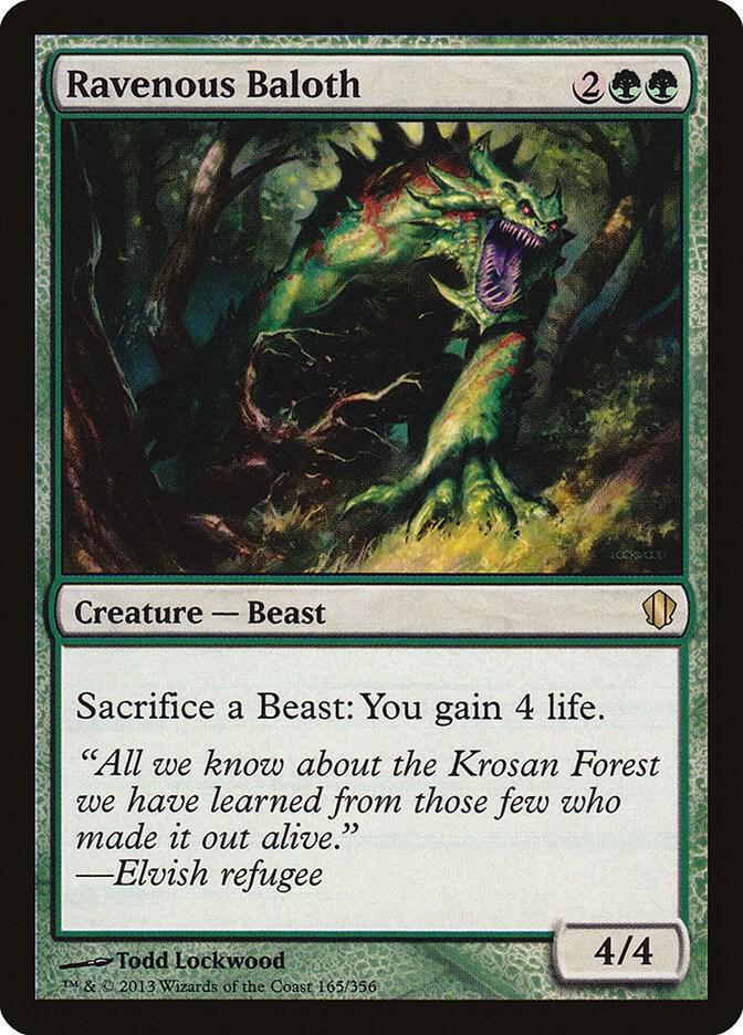 Ravenous Baloth 165/356 (Commander 2013)  | Chromatic Games