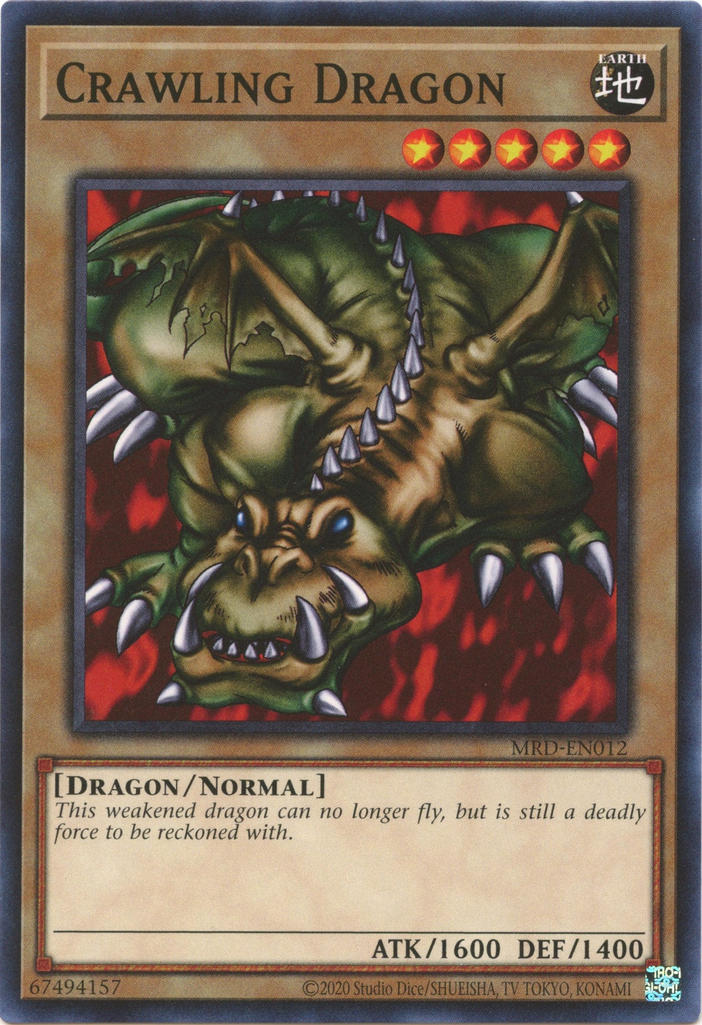 Crawling Dragon (25th Anniversary) [MRD-EN012] Common | Chromatic Games