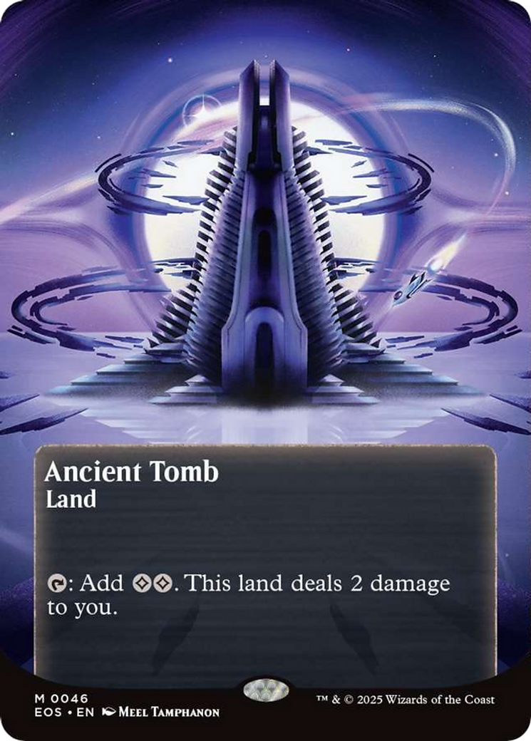 Ancient Tomb (0046) (Borderless) [Edge of Eternities: Stellar Sights] | Chromatic Games