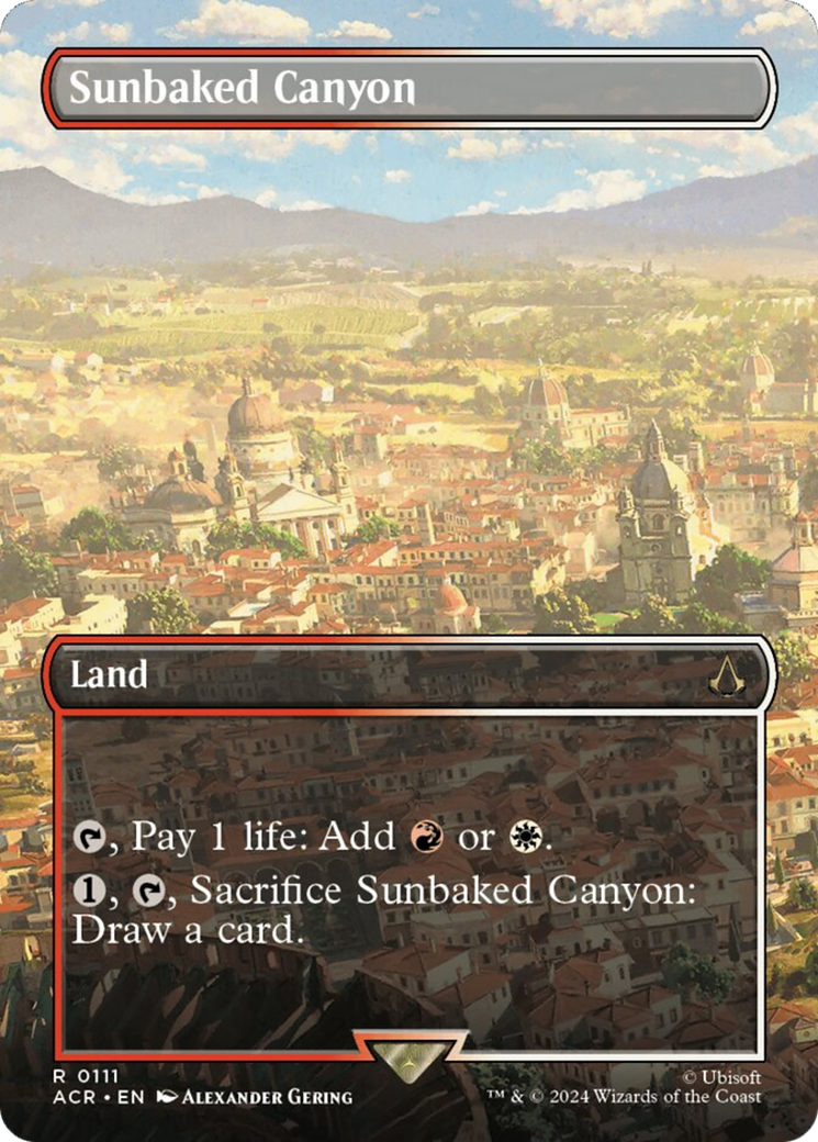 Sunbaked Canyon (Borderless) [Assassin's Creed] | Chromatic Games