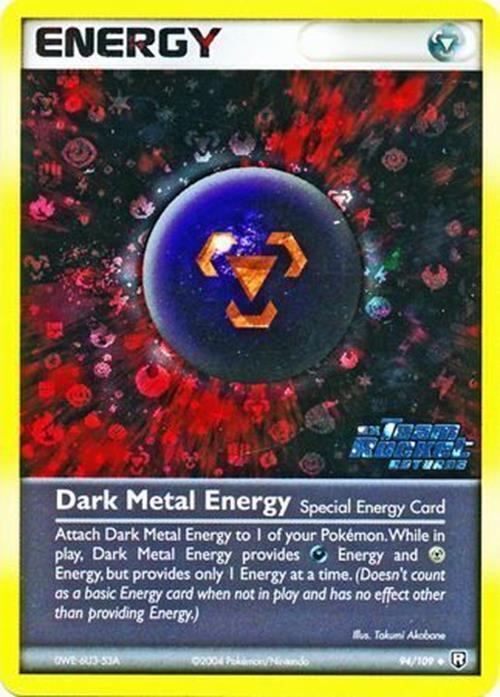 Dark Metal Energy (94/109) (Stamped) [EX: Team Rocket Returns] | Chromatic Games