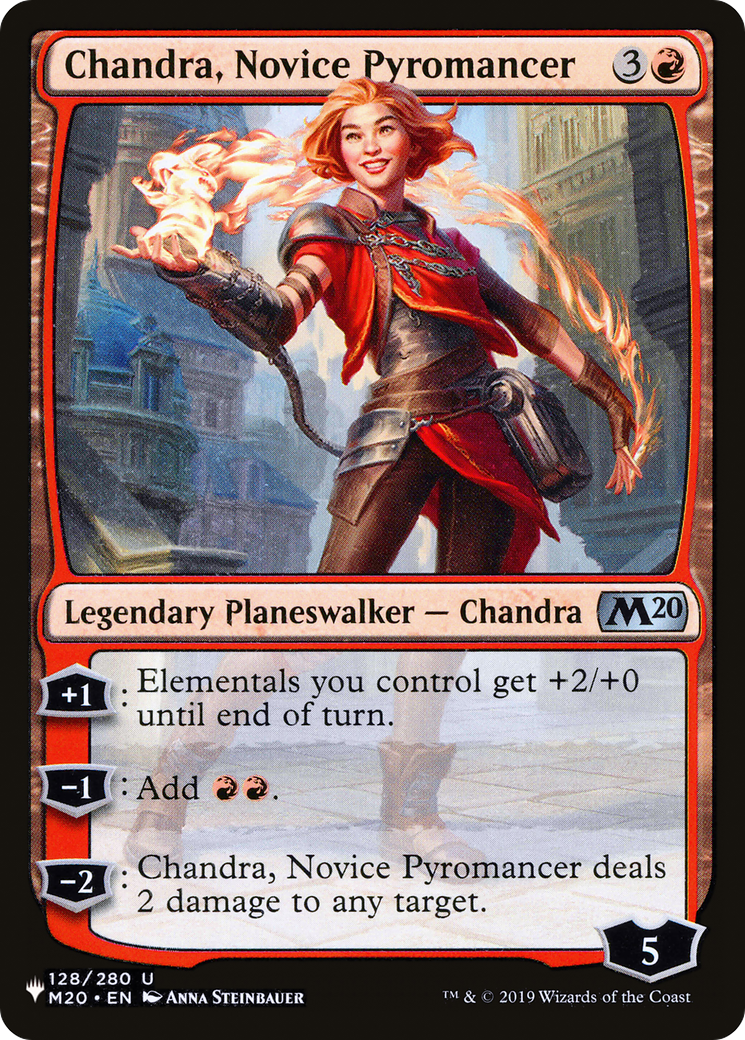 Chandra, Novice Pyromancer [The List Reprints] | Chromatic Games