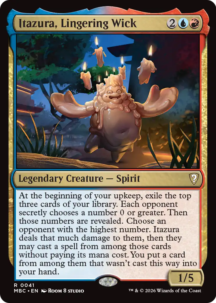Itazura, Lingering Wick [Mystery Booster: Commander Edition] | Chromatic Games