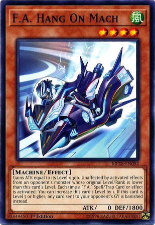 F.A. Hang On Mach [MP18-EN092] Common | Chromatic Games