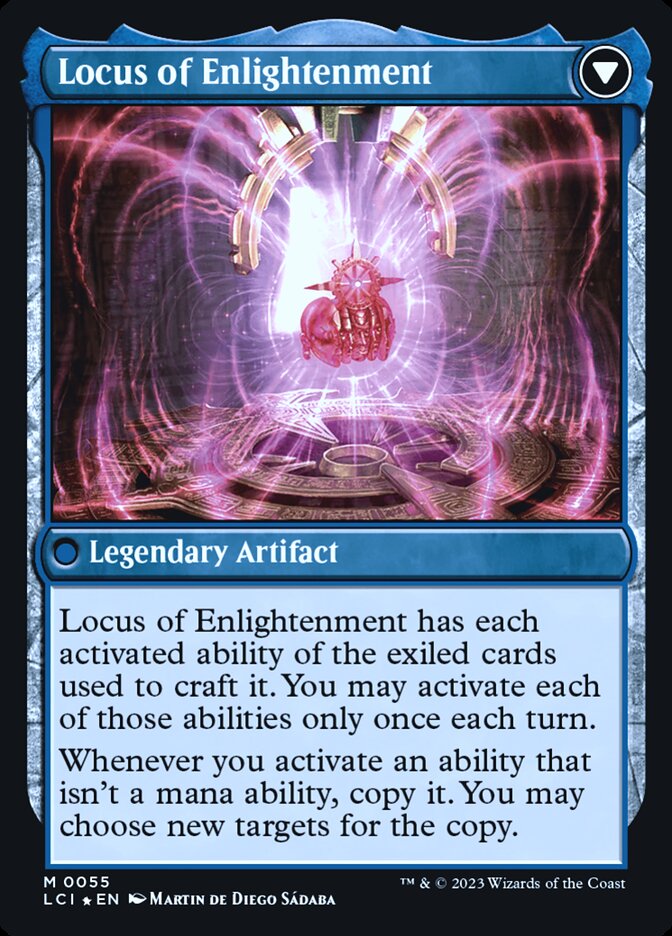 The Enigma Jewel // Locus of Enlightenment [The Lost Caverns of Ixalan Prerelease Cards] | Chromatic Games