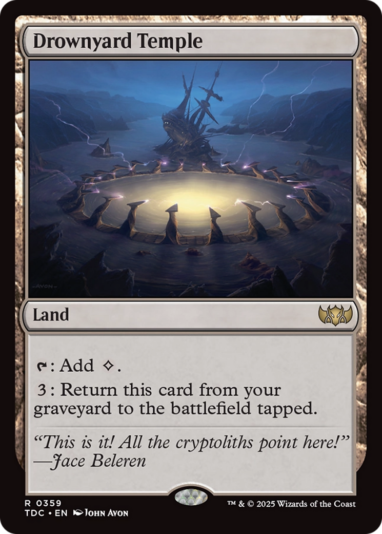Drownyard Temple [Tarkir: Dragonstorm Commander] | Chromatic Games