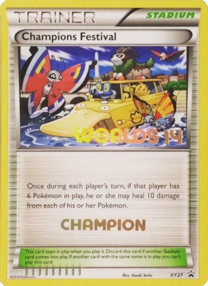 Champions Festival (XY27) (2014 Champion) [XY: Black Star Promos] | Chromatic Games