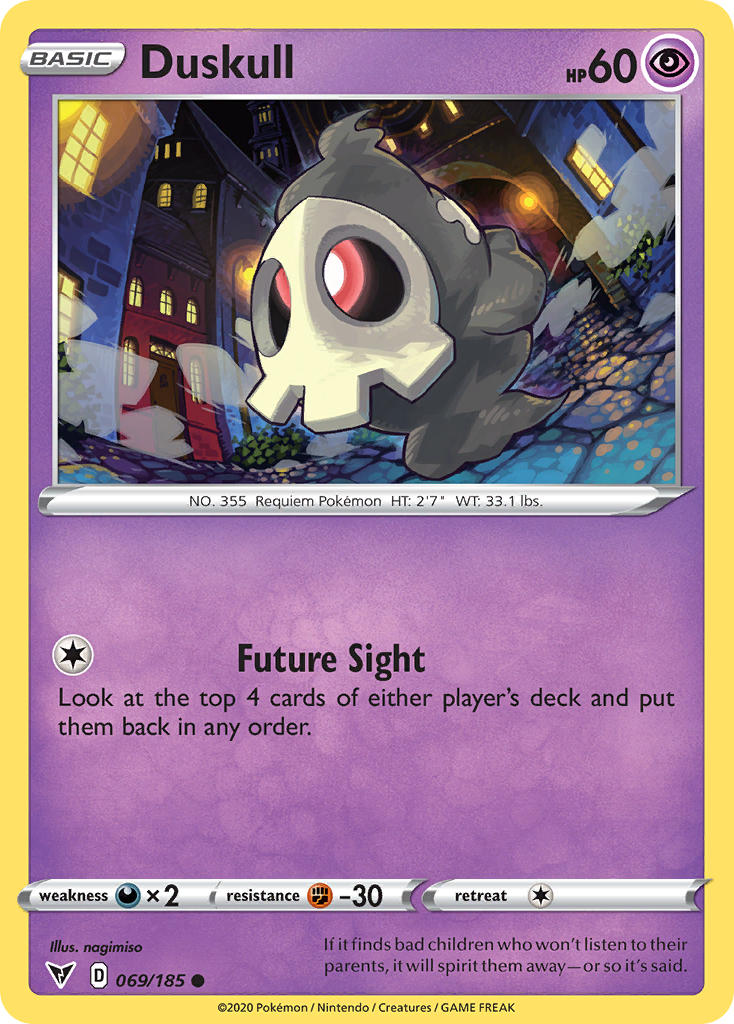 Duskull (069/185) [Sword & Shield: Vivid Voltage] | Chromatic Games