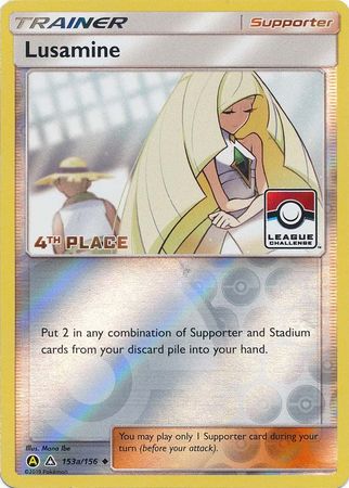 Lusamine (153a/156) (League Challenge Alt Art 4th Place) [Sun & Moon: Ultra Prism] | Chromatic Games