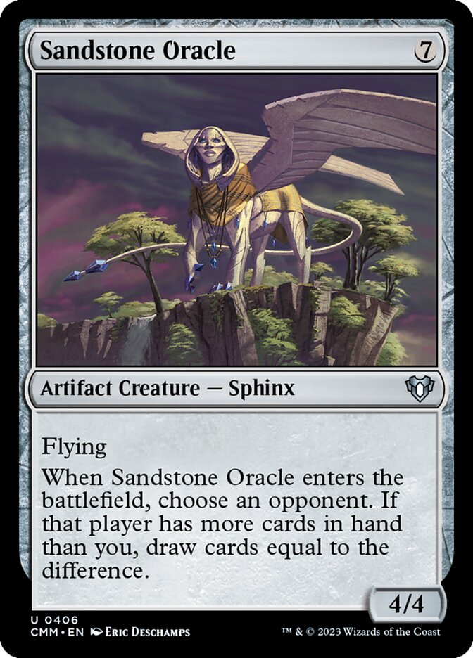 Sandstone Oracle 406 (Commander Masters)  | Chromatic Games