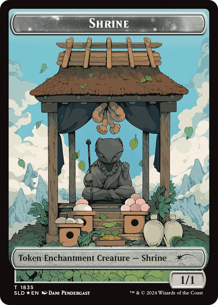 Shrine Token (Rainbow Foil) [Secret Lair: From Cute to Brute Tokens] | Chromatic Games